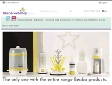 Tablet Screenshot of beaba-webshop.com